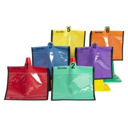 Lot de 6 dossards pour cônes