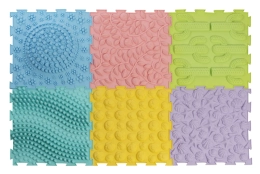 Lot de 6 tapis sensoriels puzzle