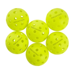 Lot de 6 balles de pickleball Megaform Outdoor