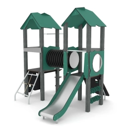 Module 2 torens in gerecyclede materialen