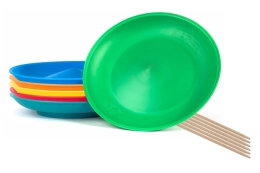 Kit de 6 assiettes de jonglerie Circus JOJO Extra Strong avec baguettes