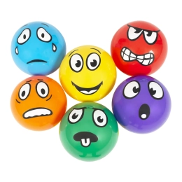 Set van 6 Emotion in Motion-ballen