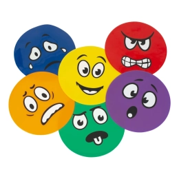 Set van 6 Emotion in Motion-grondmarkeringen