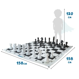 Jeu d'échecs géant