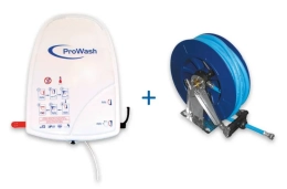 Centrale d'hygiène 1 produit + enrouleur PVC + tuyau 15 m