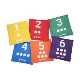 Lot de 6 sacs à grains numérotés