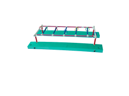 Horizontale ladder met ringen