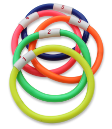 Set van 5 verzwaarde ringen