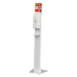Desinfectie zuil SCI voorzien van een contactloze dispenser
