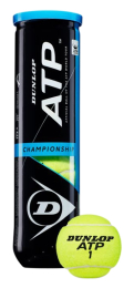 Tube de 4 balles de tennis DUNLOP ATP Championship
