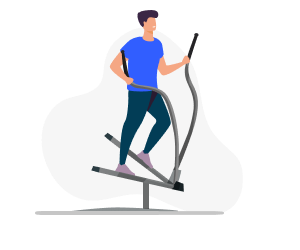 Illustration fitness extérieur