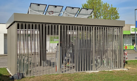 Abri vélo Fontaine l'Evêque