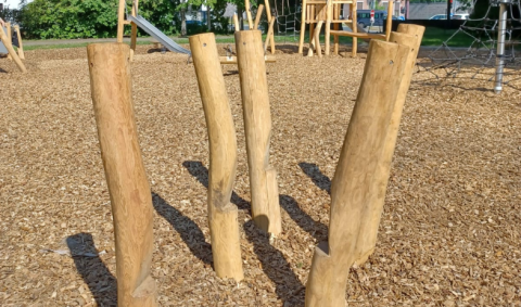 Traversée en bois de robinier