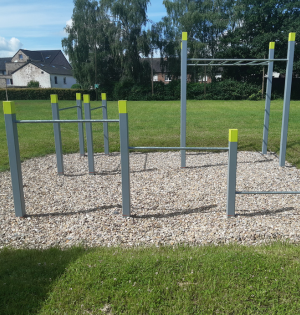 street workout Idema sur zone en graviers