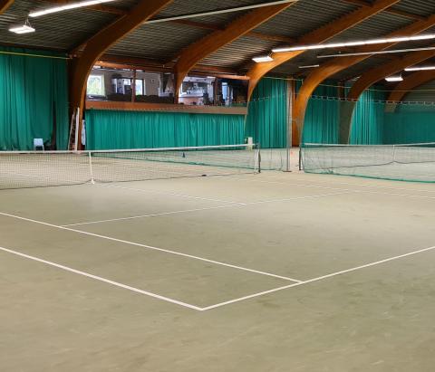 tennis de Visé avant rénovation