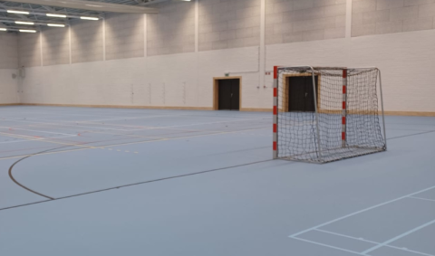 but de handball et mini foot à Roeselare