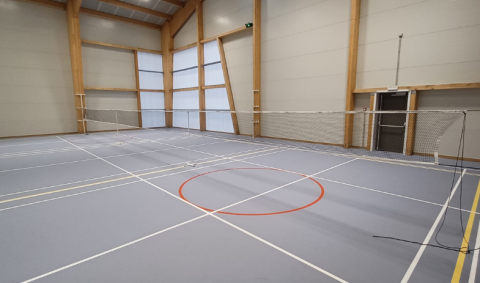 Rénovation du sol sportif et des équipements de volley