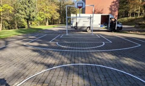 marquage terrains basket et hand