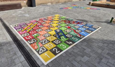 jeux au sol pour cour de récré