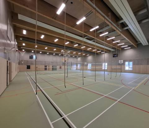 aménagement grand hall sportif
