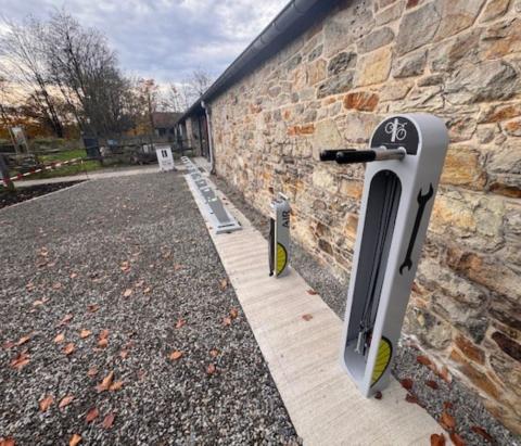 bornes et station de réparation Botrange