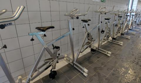 aquabike piscine Hissého