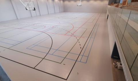Aménagement salle omnisport Anderlecht