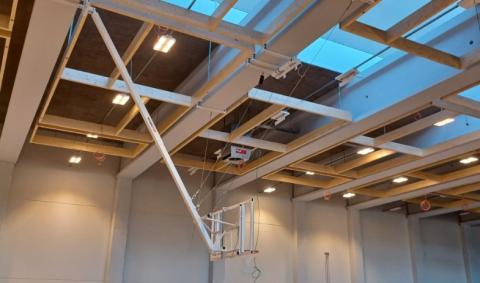 Panneau de basket stade Owens Anderlecht